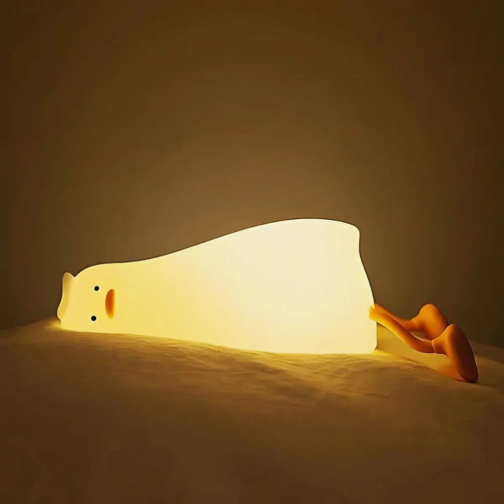 Cute Animal LED Night Lamp | Touch & Squeeze Control | Rechargeable Battery | Soothing Ambience