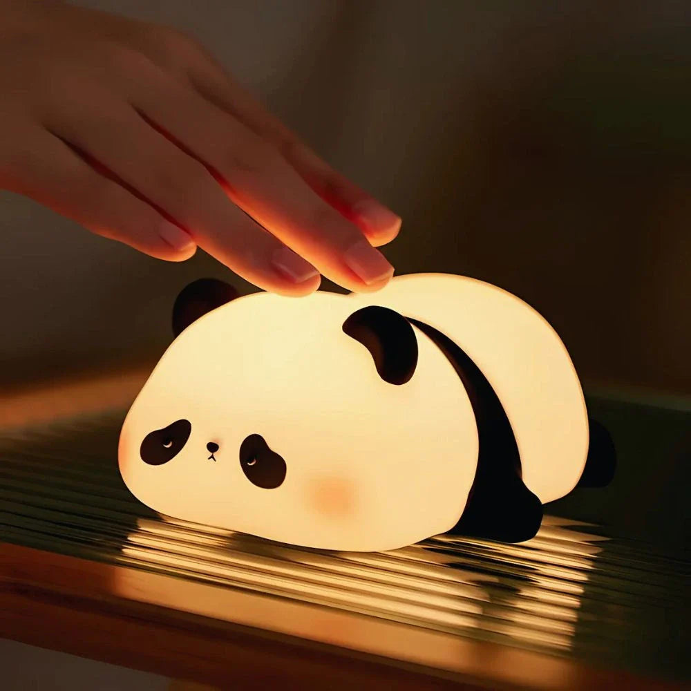 Cute Animal LED Night Lamp | Touch & Squeeze Control | Rechargeable Battery | Soothing Ambience