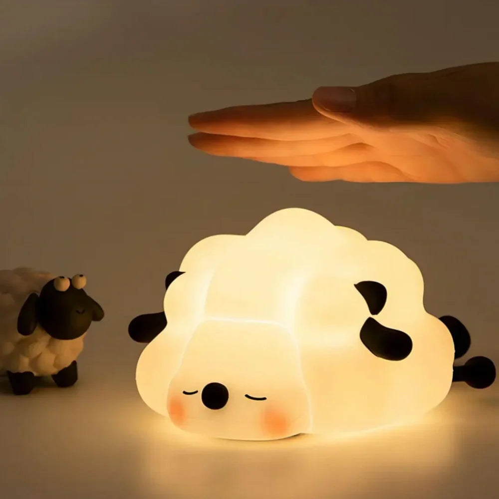 Cute Animal LED Night Lamp | Touch & Squeeze Control | Rechargeable Battery | Soothing Ambience