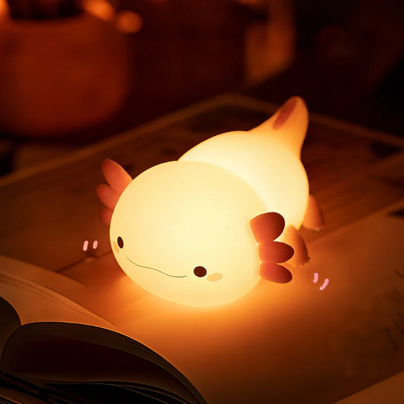 Cute Animal LED Night Lamp | Touch & Squeeze Control | Rechargeable Battery | Soothing Ambience