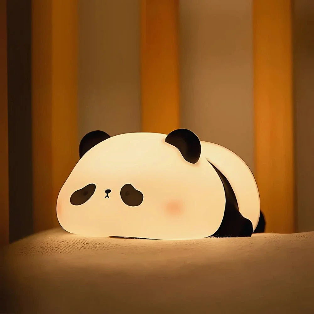 Cute Animal LED Night Lamp | Touch & Squeeze Control | Rechargeable Battery | Soothing Ambience