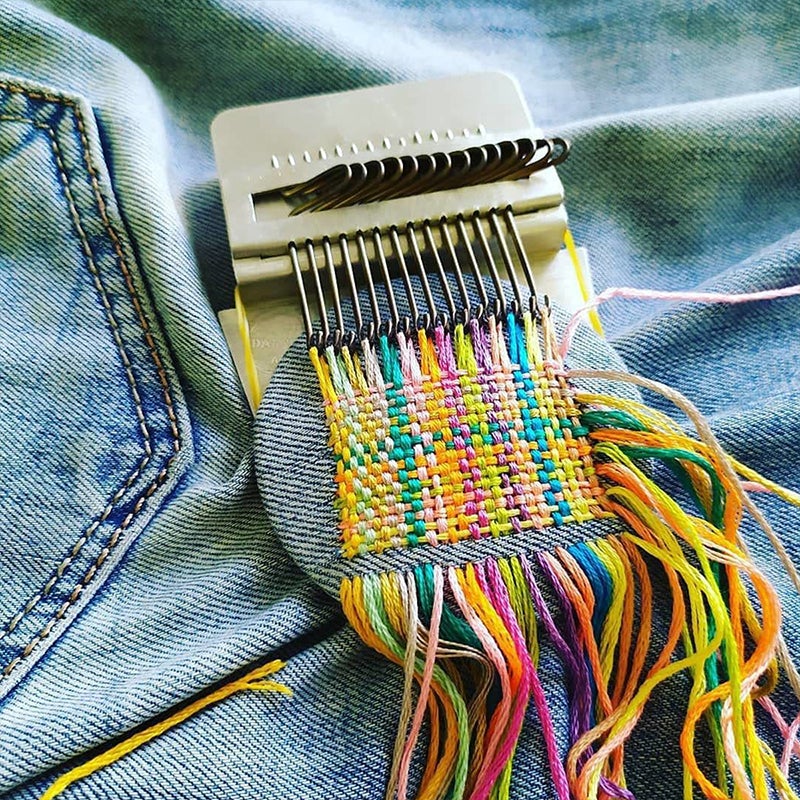 Darning Loom Kit | Efficient Mending Loom | 10–28 Hooks | Durable Design