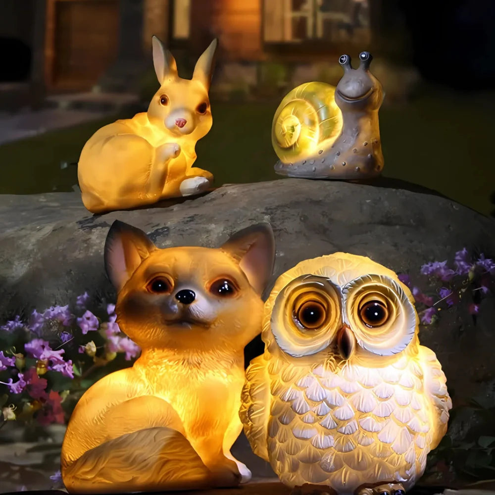 Decorative Solar Garden Lamp | Animal-Shaped | Dusk Sensor & Weather Resistant