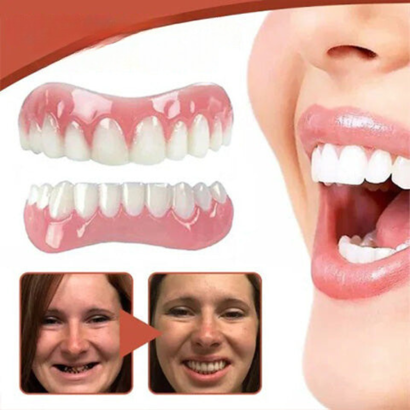 Denture Set | Biocompatible Silicone Prosthesis | Natural-Looking Teeth | Comfortable Fit