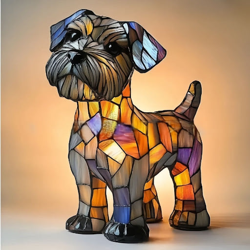 Dog Breed Table Lamp | Artistic LED Silhouette | USB Powered | Cozy Ambient Light