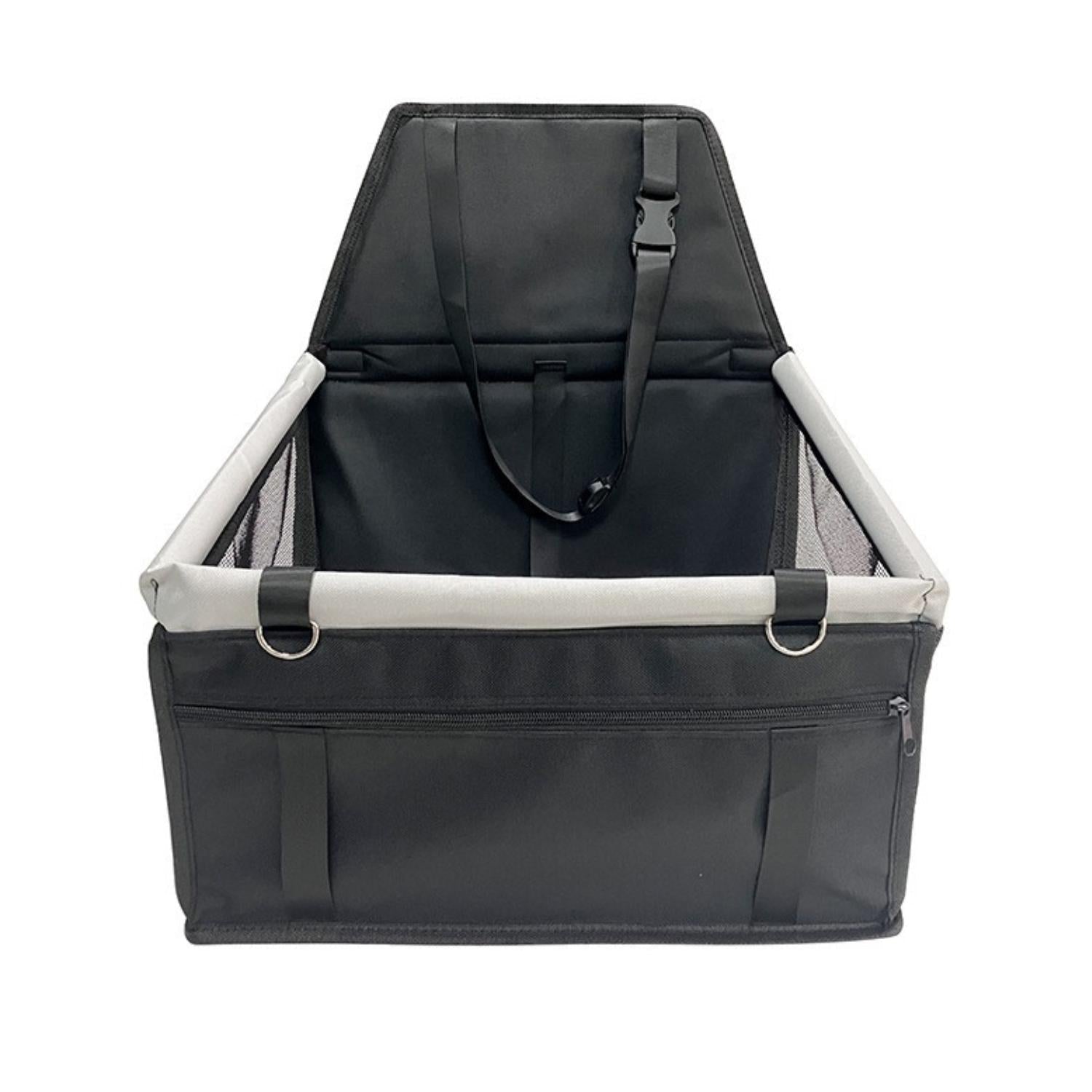 Dog Car Seat | Elevated Booster Seat for Small to Medium Dogs | Waterproof Fabric & Anti-Slip Base