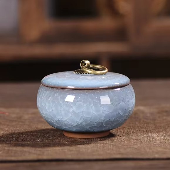 Dog & Cat Urn | Handcrafted Ceramic Cat-Shaped | Waterproof & Durable | Keepsake Memorial