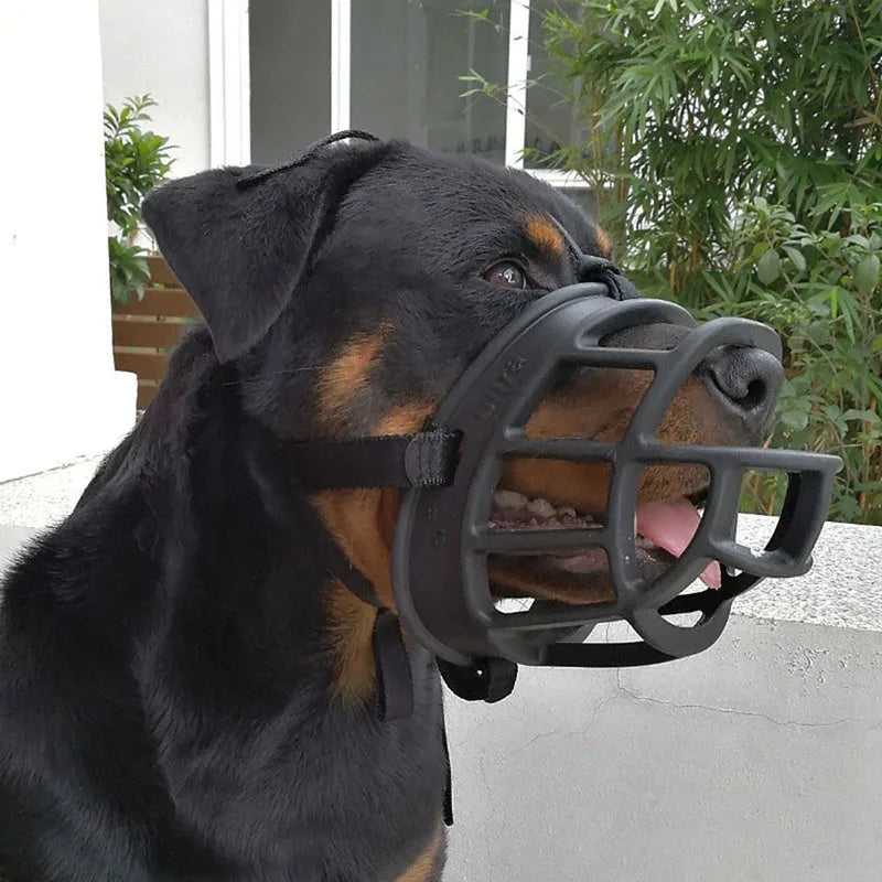 Dog Muzzle | Adjustable Silicone Comfort | Anti-Bite & Bark Control | Easy to Clean
