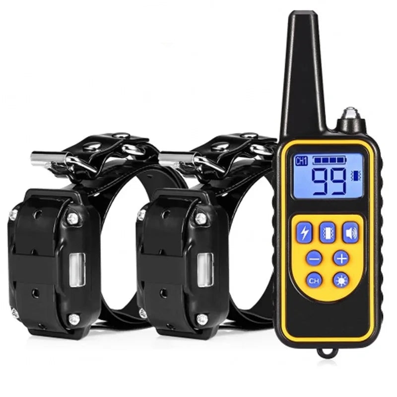 Dog Training Collar | Waterproof & Rechargeable | Remote Control 300m Range | Safe & Humane