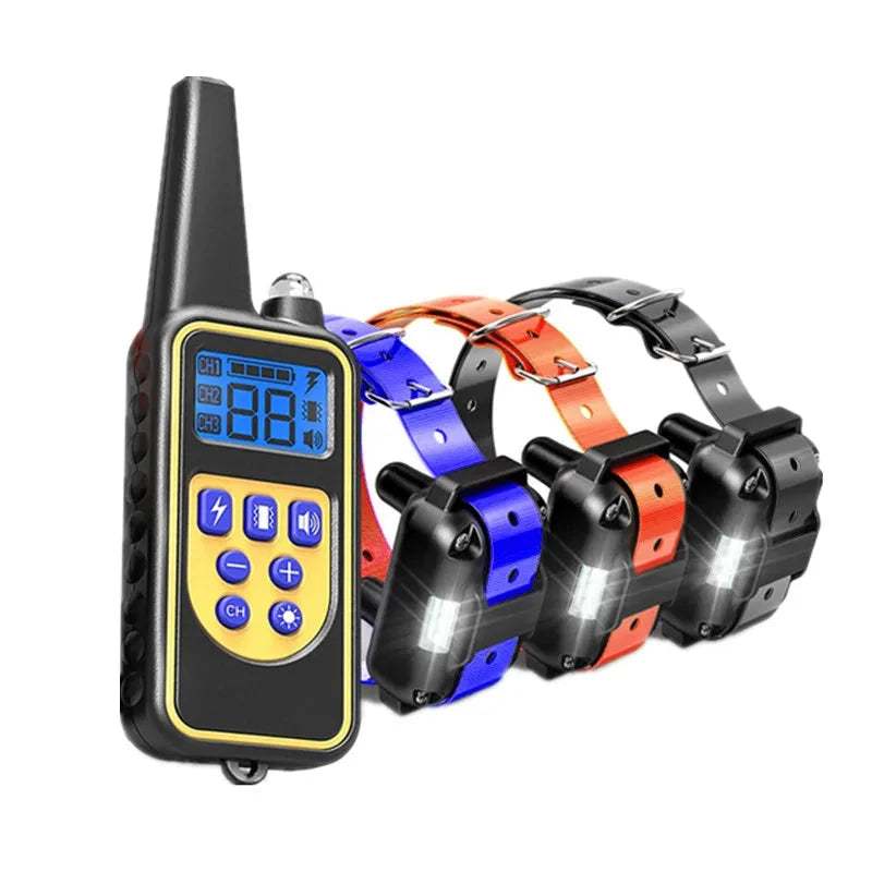 Dog Training Collar | Waterproof & Rechargeable | Remote Control 300m Range | Safe & Humane