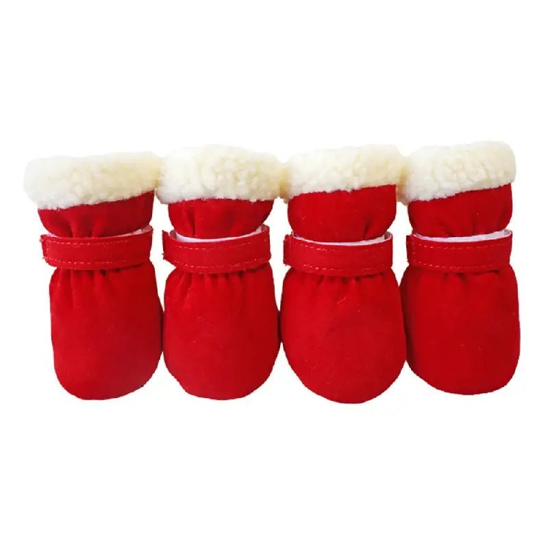 Dog Waterproof Boots | Insulated Velvet Lining | Non-Slip Sole & Windproof