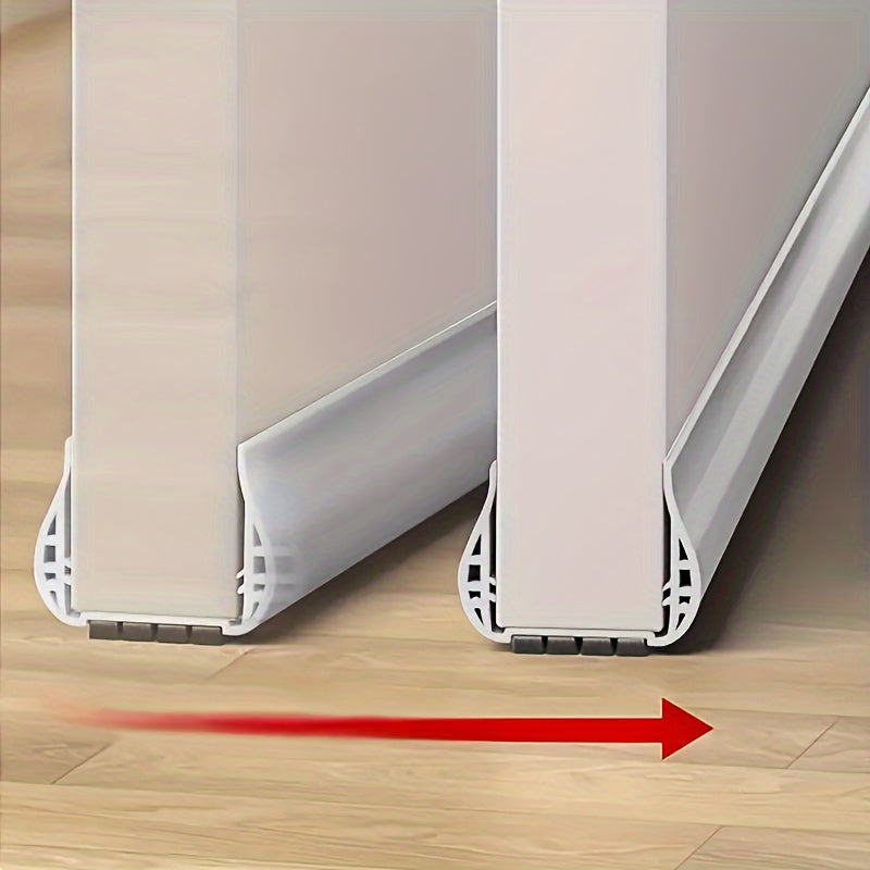 Door Draft Stopper | Adjustable Insulating Strip | Polyester with Foam Fill | Energy Efficient