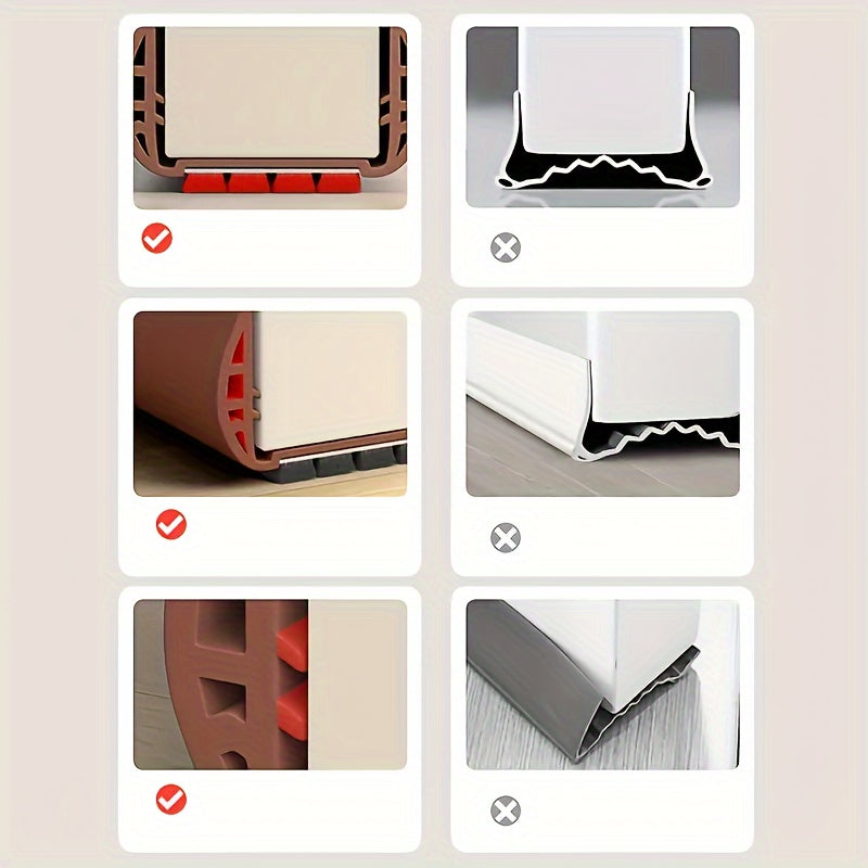 Door Draft Stopper | Adjustable Sliding Seal 92-99 cm | Polyester Foam Core | Energy Saving