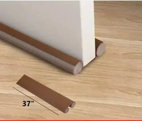 Door Draft Stopper | Weatherproof Foam Seal | 37 in Length | Peel-and-Stick Adhesive