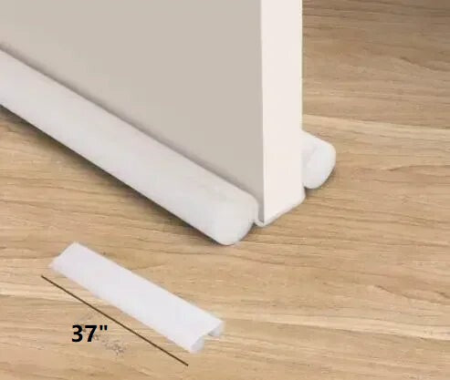 Door Draft Stopper | Weatherproof Foam Seal | 37 in Length | Peel-and-Stick Adhesive