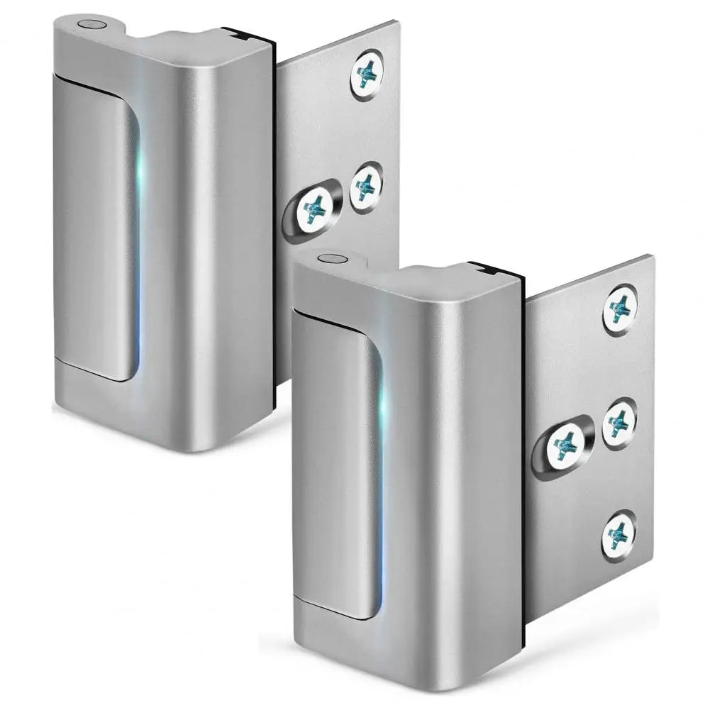 Door Security Latch | Anti-Theft Reinforcement | Aluminum, 33×23 cm | Child-Safe