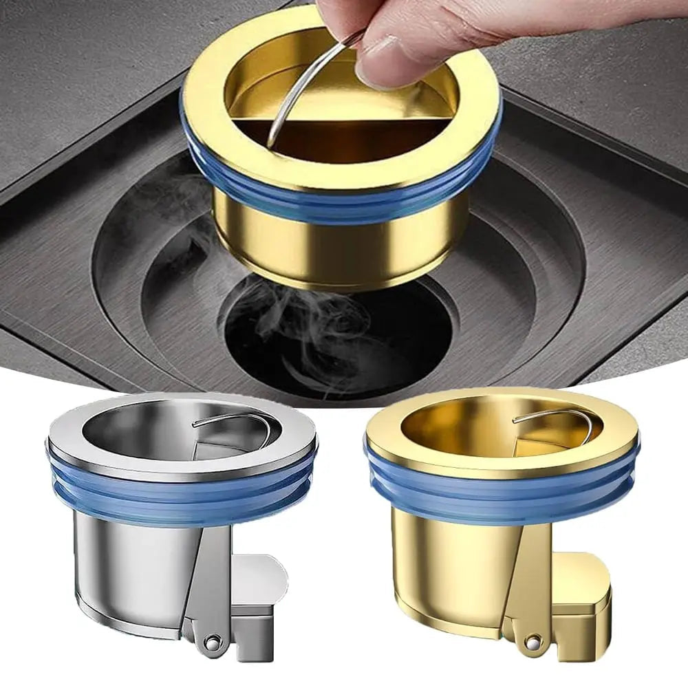 Drain Core | Brass Odor-Blocker | Hair Catcher & Silicone Seal | Fits 3.3–4.0 cm