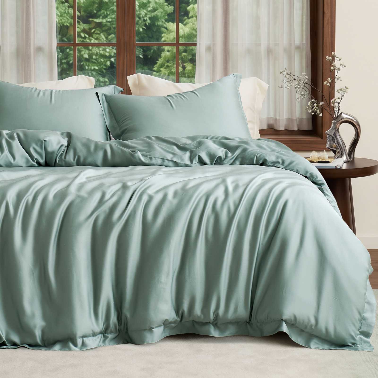 Duvet Cover Set | Cooling & Moisture-Wicking | Lightweight Lyocell | Comfortable Sleep