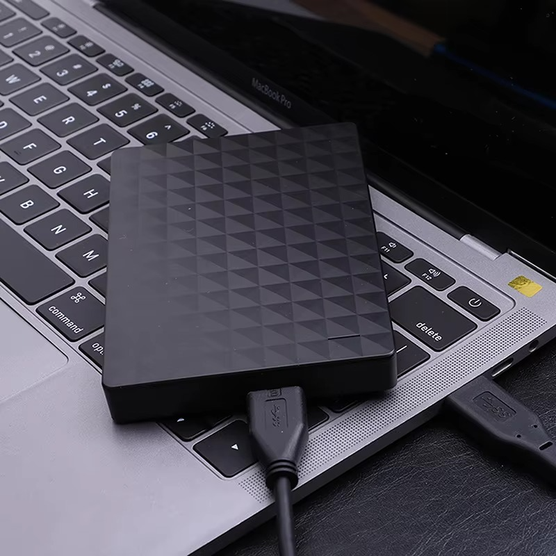 External Hard Drive | 8TB Portable Storage | High-Speed USB & Included Cable | Travel Size