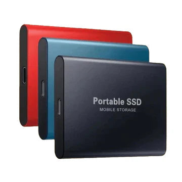External SSD | USB-C High-Speed Transfer | Slim Aluminum Body | OTG Adapters Included