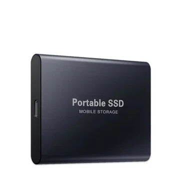 External SSD | USB-C High-Speed Transfer | Slim Aluminum Body | OTG Adapters Included