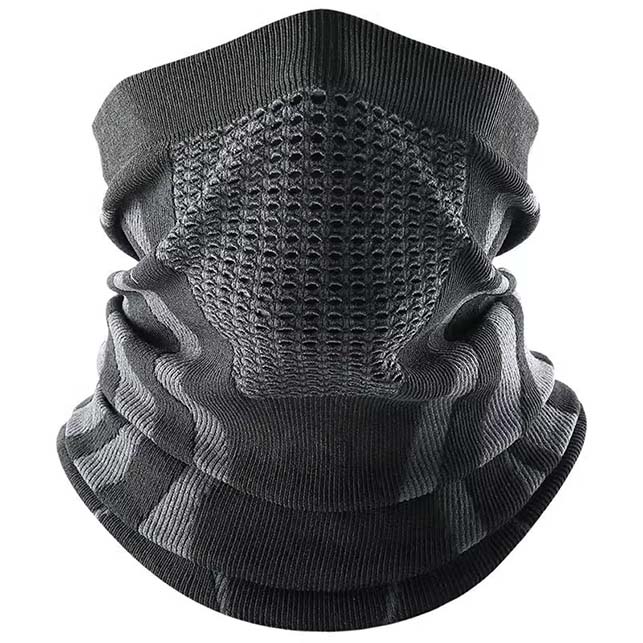 Face Mask & Neck Gaiter | Breathable Mesh Panel | Soft Elastic Knit | Cold Weather