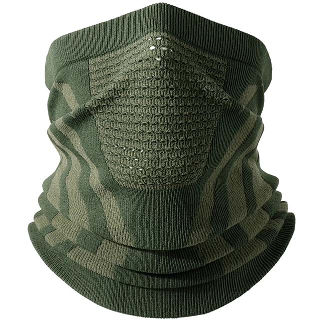 Face Mask & Neck Gaiter | Breathable Mesh Panel | Soft Elastic Knit | Cold Weather