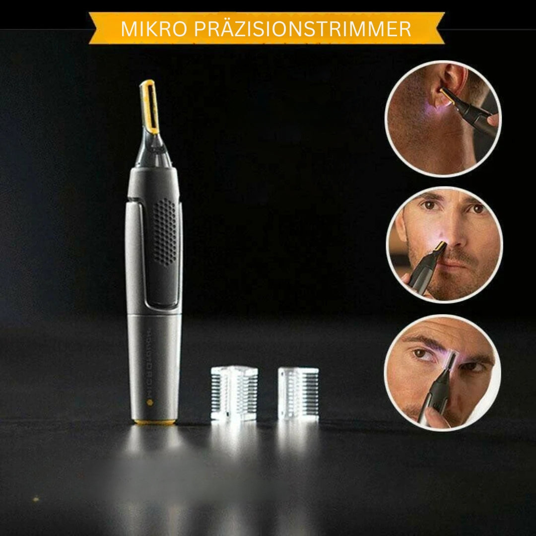Facial Trimmer | Ultrathin Precision Head | LED Light & Ergonomic Grip