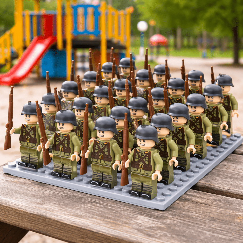 Figure Block Set for Kids & Collectors | 21-Piece Historical Figures | Accessories