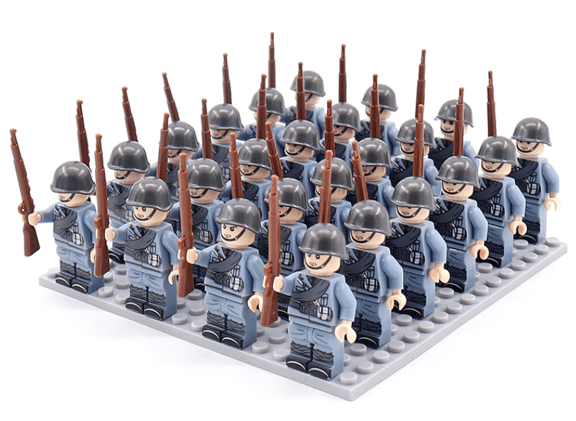 Figure Block Set for Kids & Collectors | 21-Piece Historical Figures | Accessories