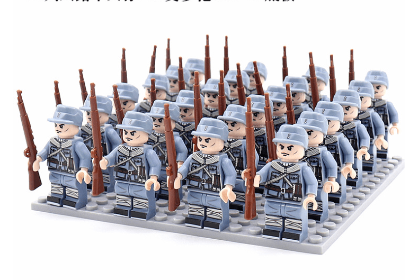Figure Block Set for Kids & Collectors | 21-Piece Historical Figures | Accessories