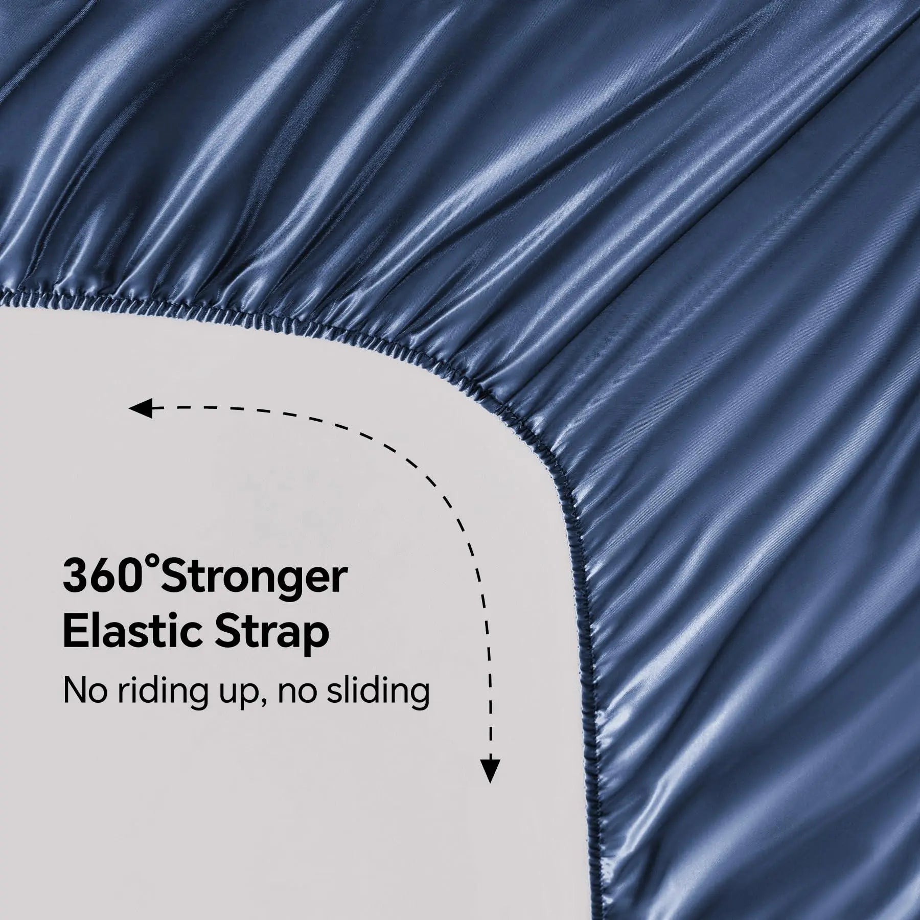 Fitted Sheet Set | Luxurious Satin Finish | 35 cm Deep Pocket | Queen & King