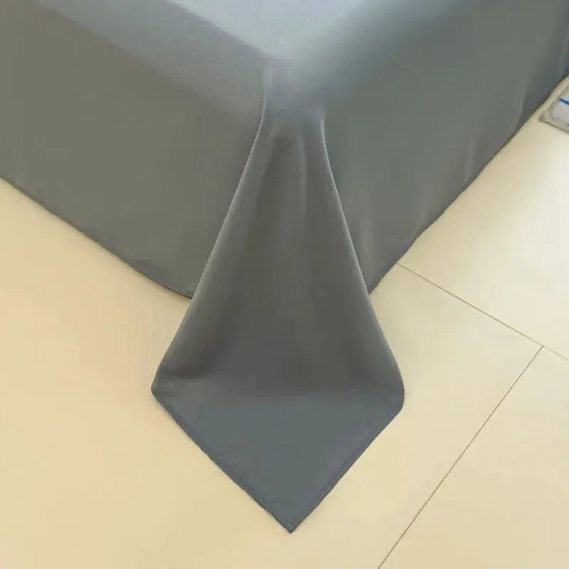 Flat Bedsheet Set | Soft Breathable Fabric | Polyester & 2 Pillowcases | Easy Care