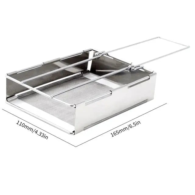 Foldable Wood Burning Stove | Efficient Combustion | Stainless Steel | Compact Portable