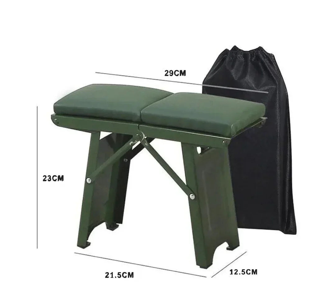 Folding Camping Chair | Adjustable Back Support | Polyester & Steel Frame | 120 kg Capacity