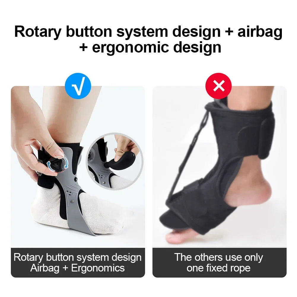 Foot Drop Brace | Adjustable Half-Foot Support | Breathable Mesh Cloth | Comfortable Fit