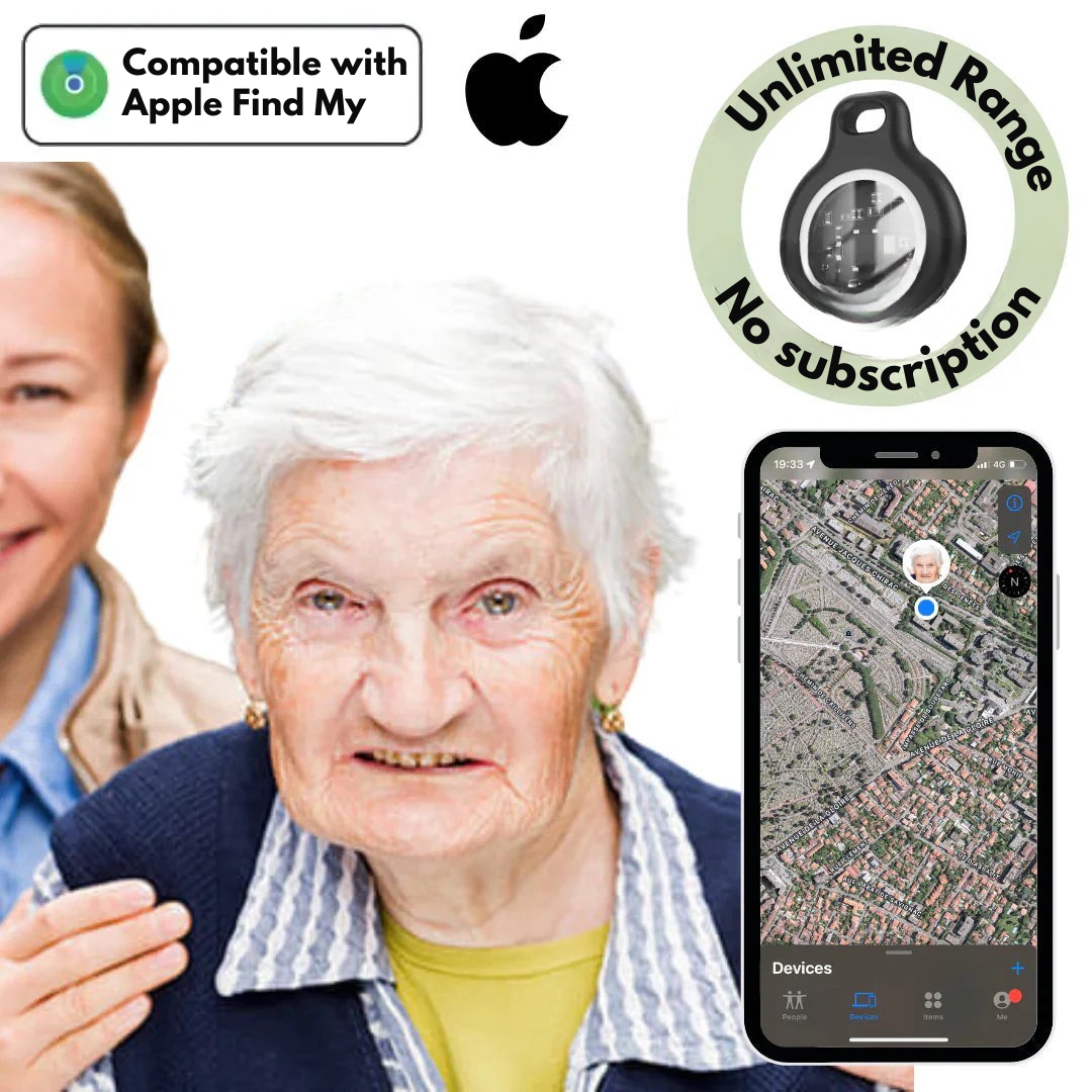 GPS Tracker for Seniors & Families | Real-Time Tracking | Waterproof & 12-Month Battery Life