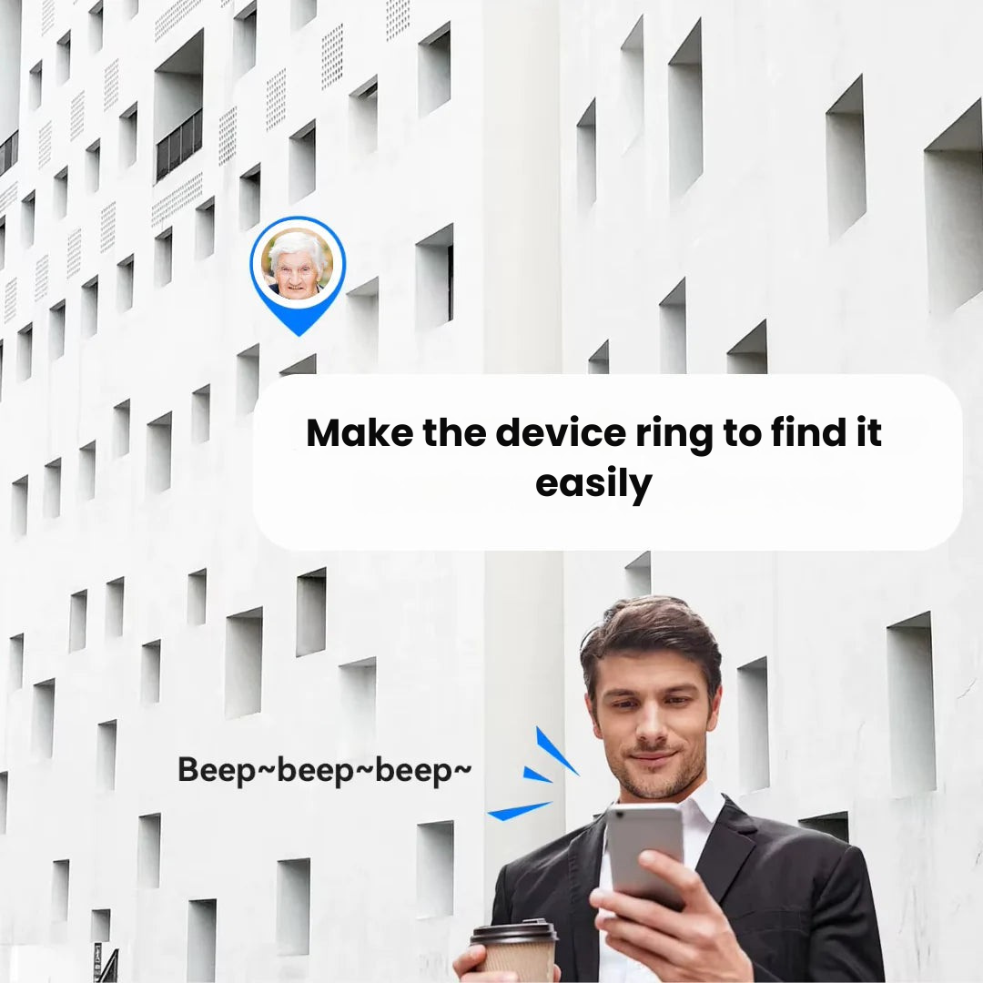 GPS Tracker for Seniors & Families | Real-Time Tracking | Waterproof & 12-Month Battery Life