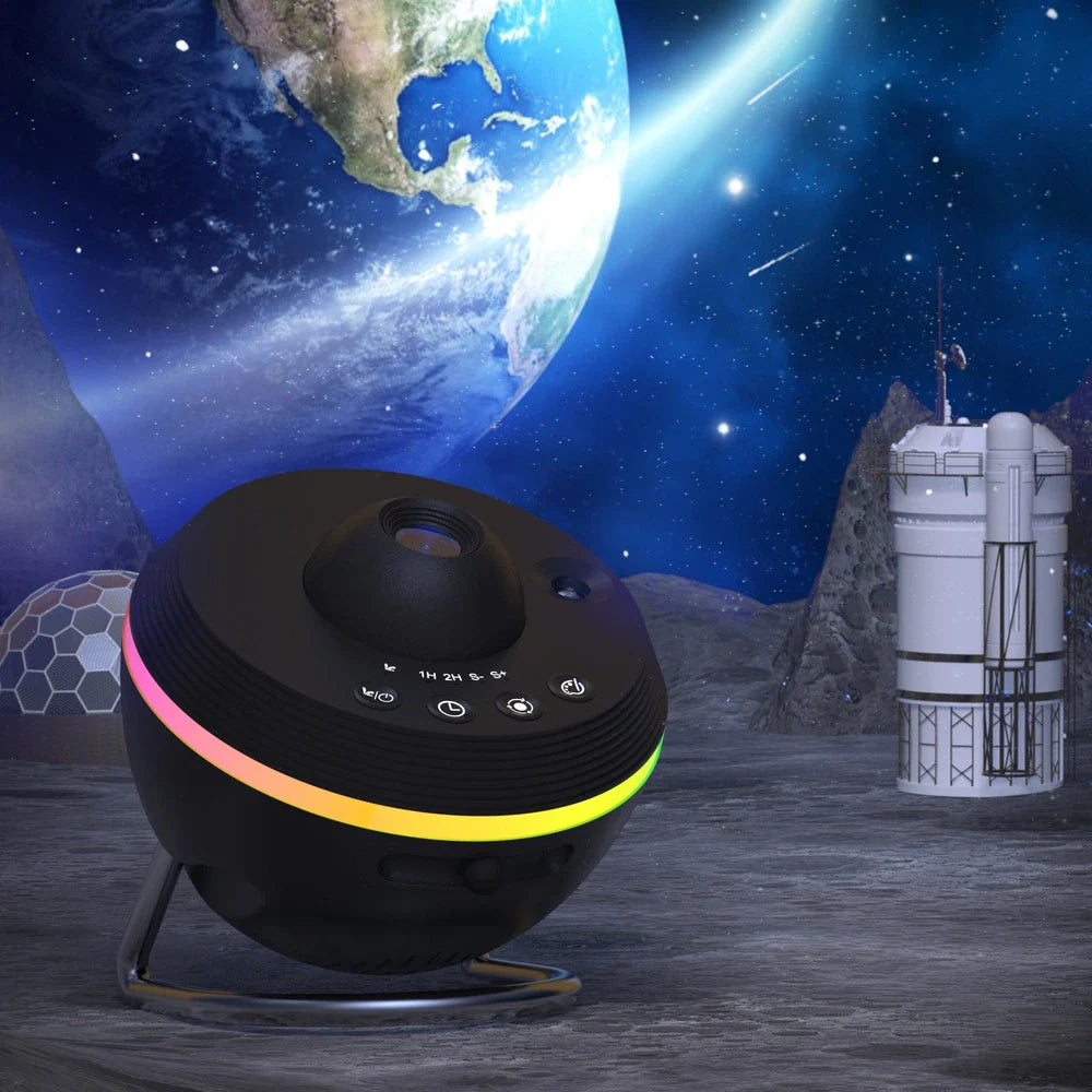 Galaxy Star Projector | Immersive Cosmic Projection | 13 Themes, Timer & USB Powered