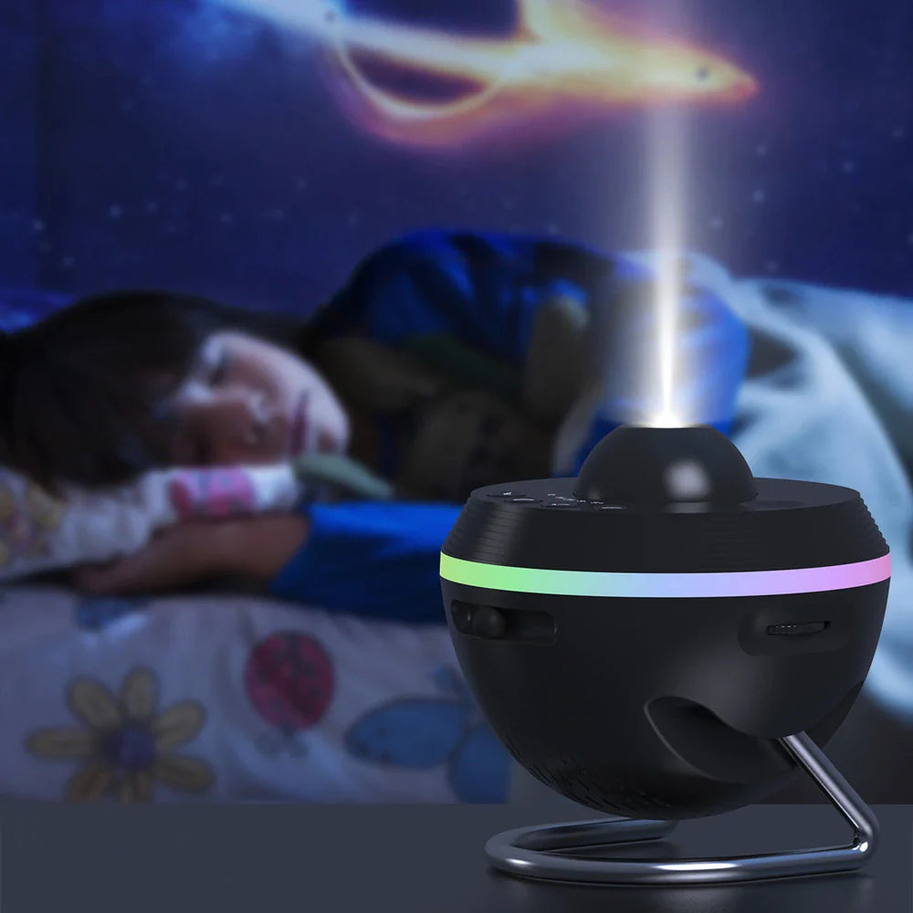Galaxy Star Projector | Immersive Cosmic Projection | 13 Themes, Timer & USB Powered