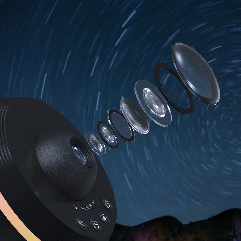 Galaxy Star Projector | Immersive Cosmic Projection | 13 Themes, Timer & USB Powered