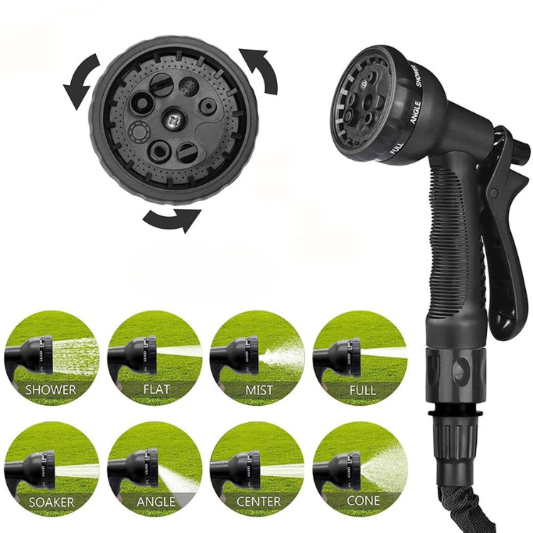 Garden Hose | Expandable 30m | Versatile Spray Nozzle & Leak-Proof Connectors
