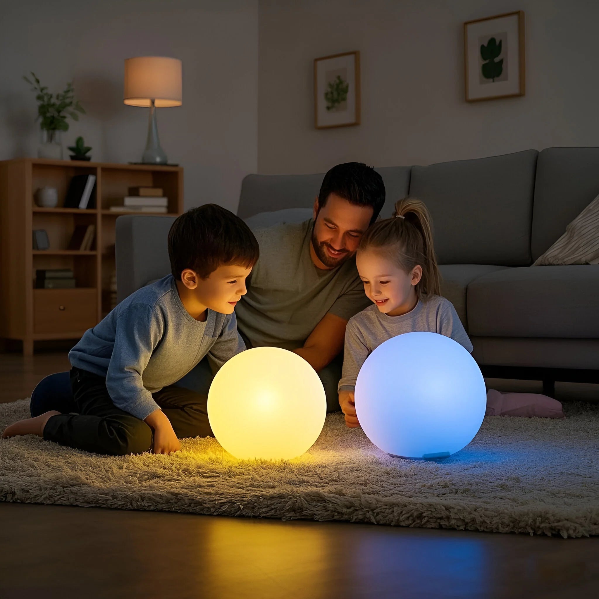 Garden Light | Color-Changing Spherical LED | Weatherproof & Rechargeable | 10-Hour Runtime