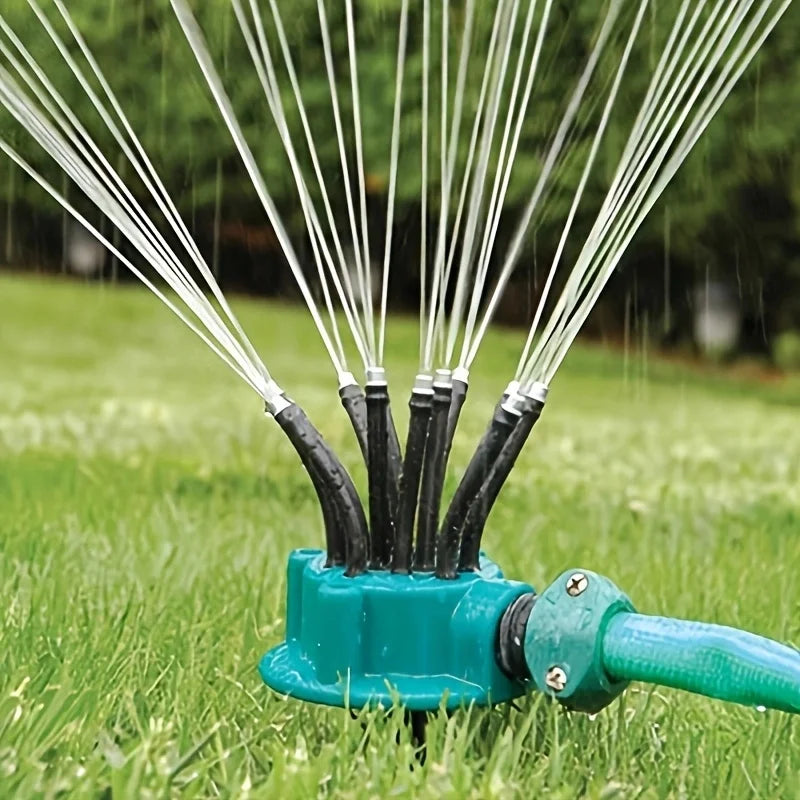 Garden Sprinkler System | 360° Adjustable Coverage | Multi-Mode Settings | Time-Saving