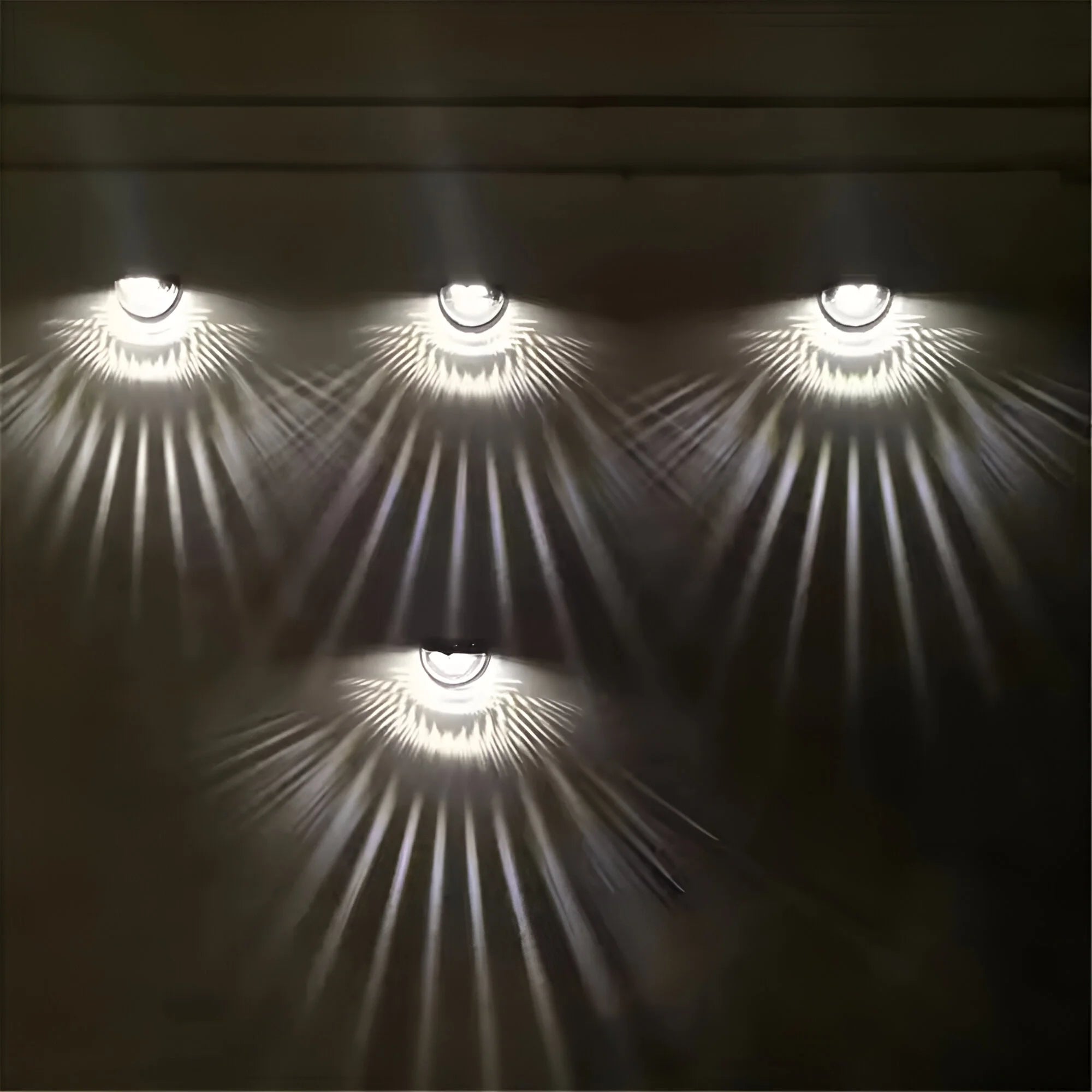 Garden Wall Light | Solar-Powered with Dusk-to-Dawn Sensor | Warm & Cool LED | Up to 12 Hours