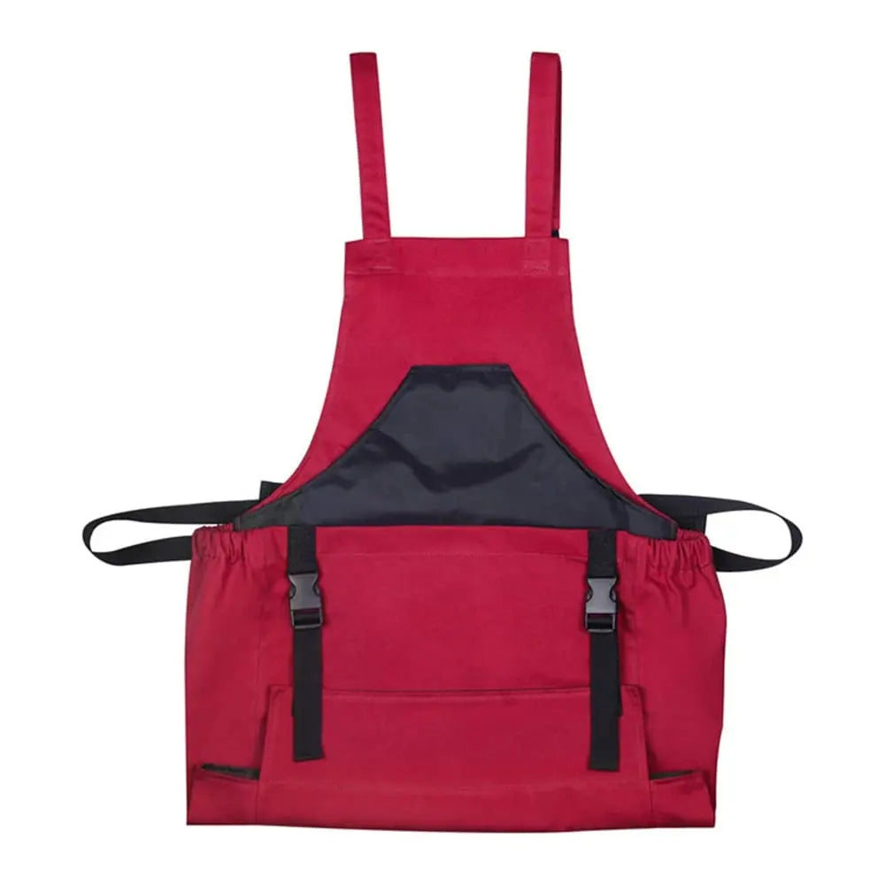 Gardening Apron | Crossback Straps & Quick-Release Pocket | Oxford Fabric & Water-Resistant Chest