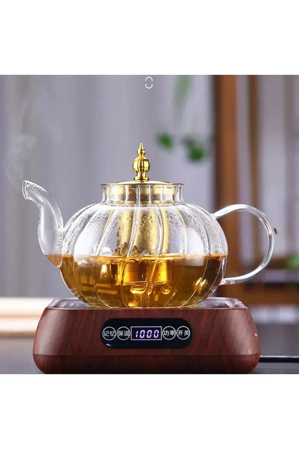 Glass Teapot for Loose Leaf Tea | Borosilicate Glass | Stainless Steel Infuser | 1.2L Capacity