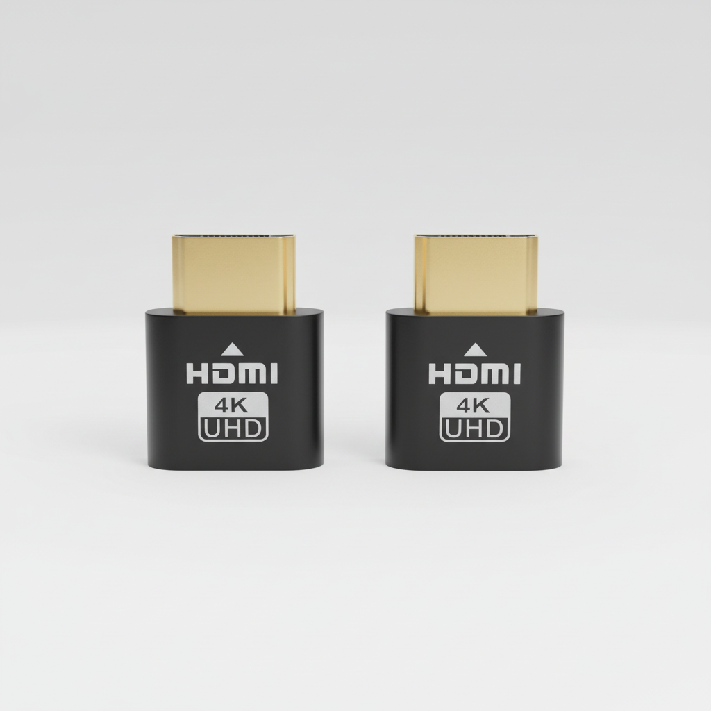 HDMI Virtual Display Dongle | 4K Support | Plug-and-Play, No Driver | Compact Design