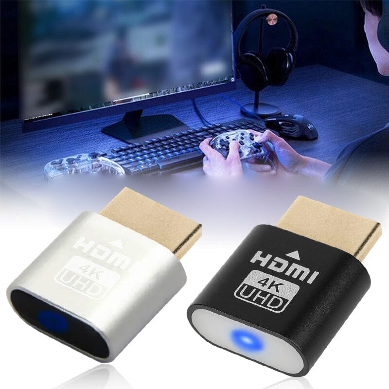 HDMI Virtual Display Dongle | 4K Support | Plug-and-Play, No Driver | Compact Design