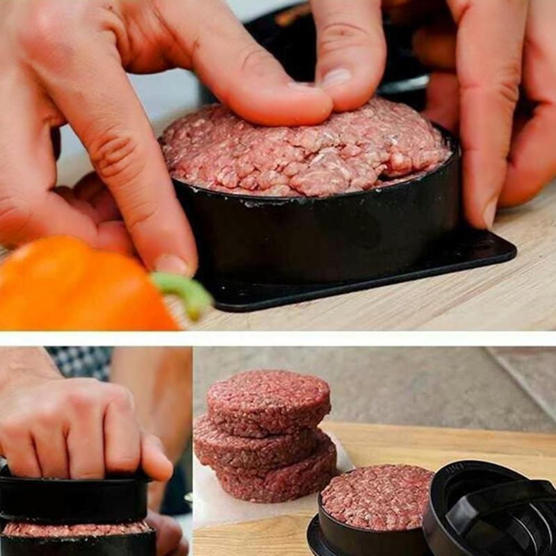 Hamburger Press | Removable Mold Base & Slider Mold | Non-Stick Finish | Compact 5 in